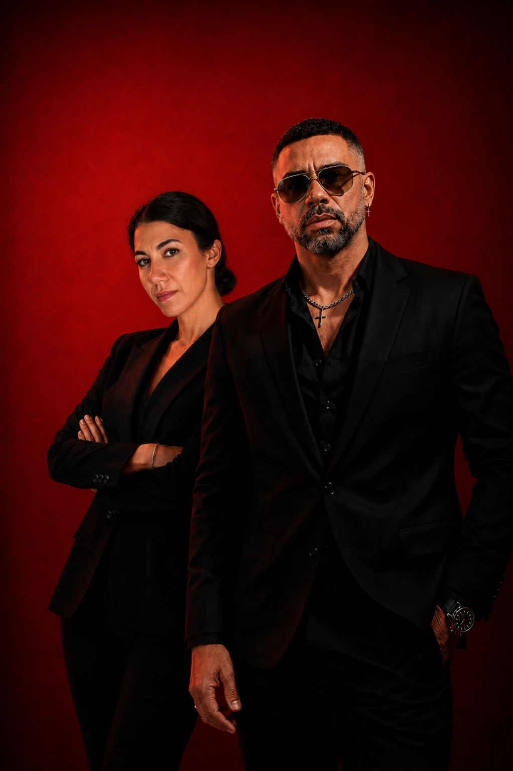 GXP and Ecem official red studio portrait