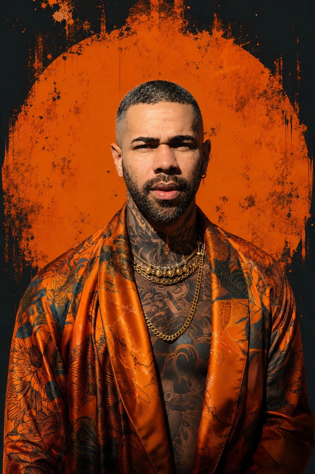 GXP orange editorial portrait