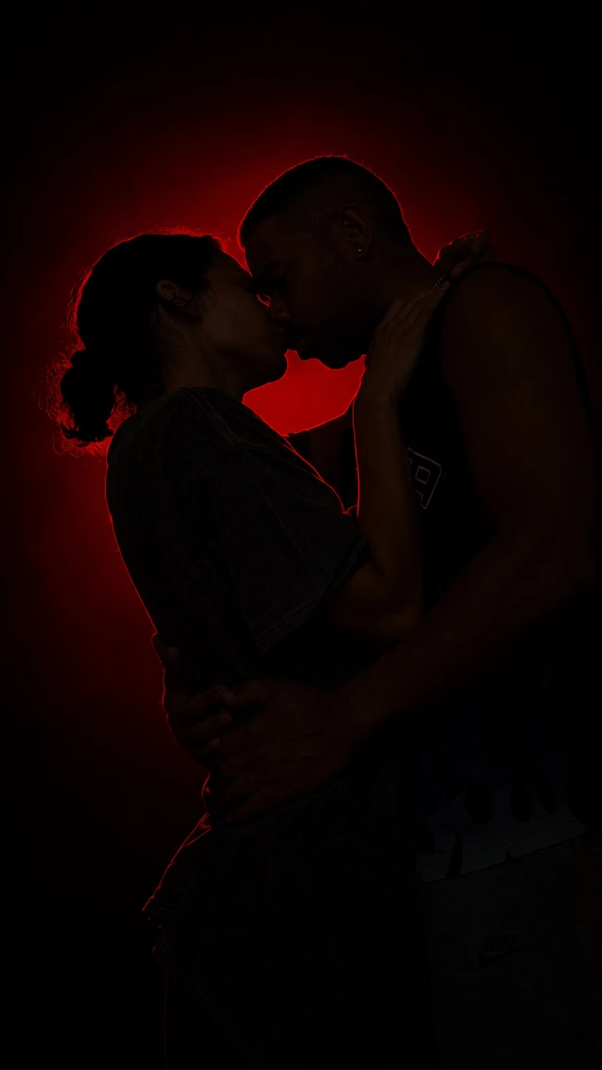 GXP and Ecem red silhouette portrait